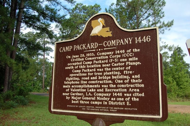 Camp Packard - Company 1446 Marker image. Click for full size.