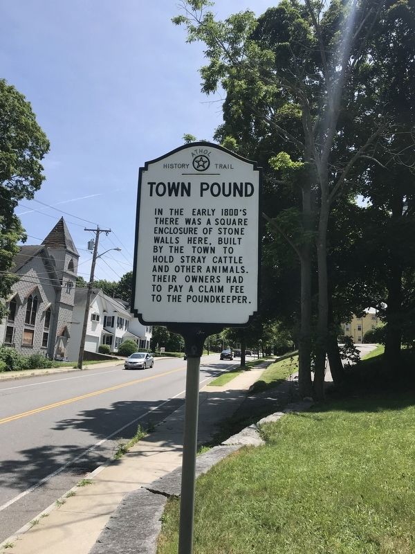 Town Pound Marker image. Click for full size.