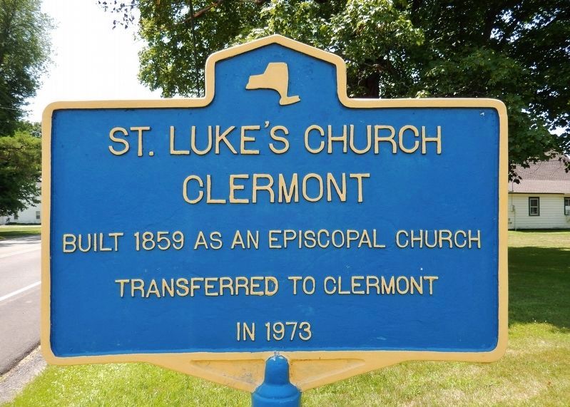 Saint Luke's Church Clermont Marker image. Click for full size.