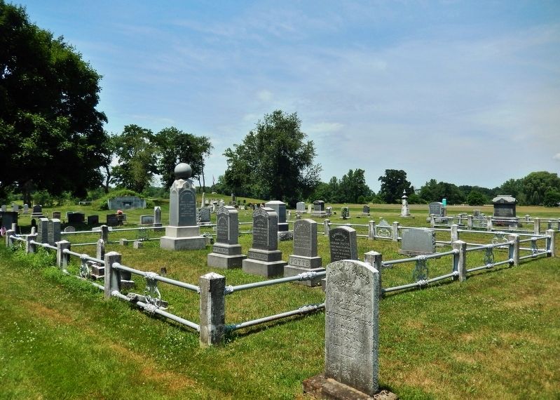 Saint Luke's Church Cemetery<br>(<i>located behind the church</i>) image. Click for full size.