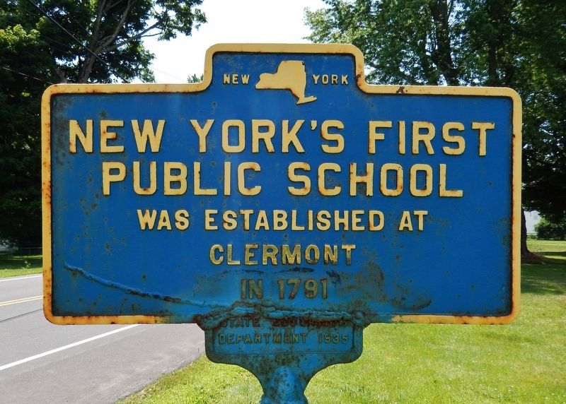 First Public School in New York Marker image. Click for full size.