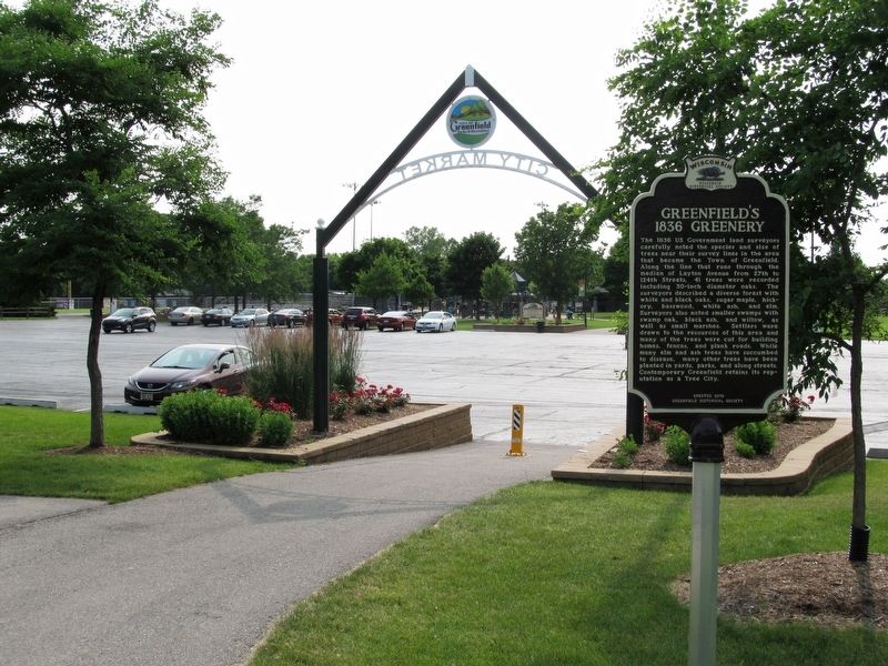 Greenfield�s 1836 Greenery Marker image. Click for full size.