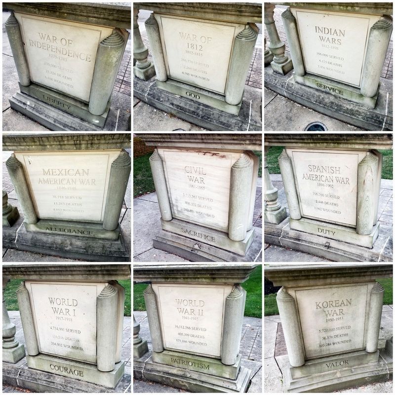 Elyria War Memorial image. Click for full size.
