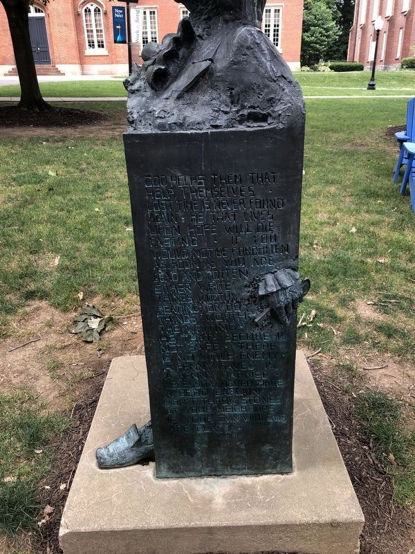 Benjamin Franklin Marker [Right side] image. Click for full size.