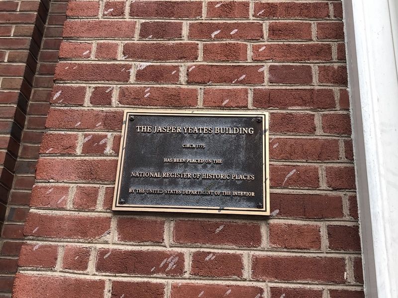 The Jasper Yeates Building Marker. Click for full size. The Jasper Yeates Building Marker image. Click for full size.