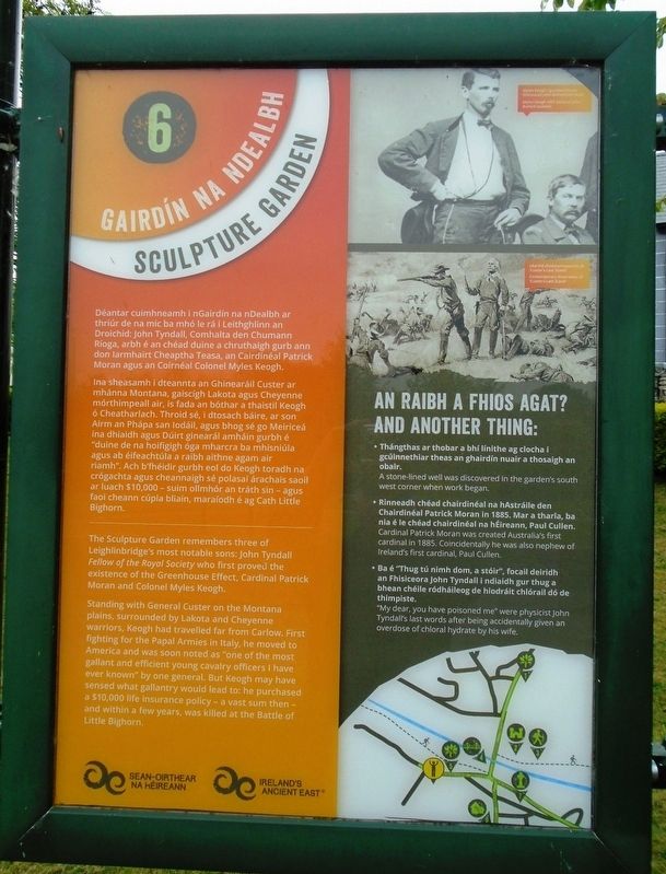 Gaird�n na nDealbh / Sculpture Garden Marker image. Click for full size.
