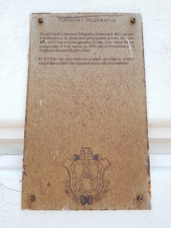 Mail and Telegraph Building Marker. Click for full size. Mail and Telegraph Building Marker image. Click for full size.