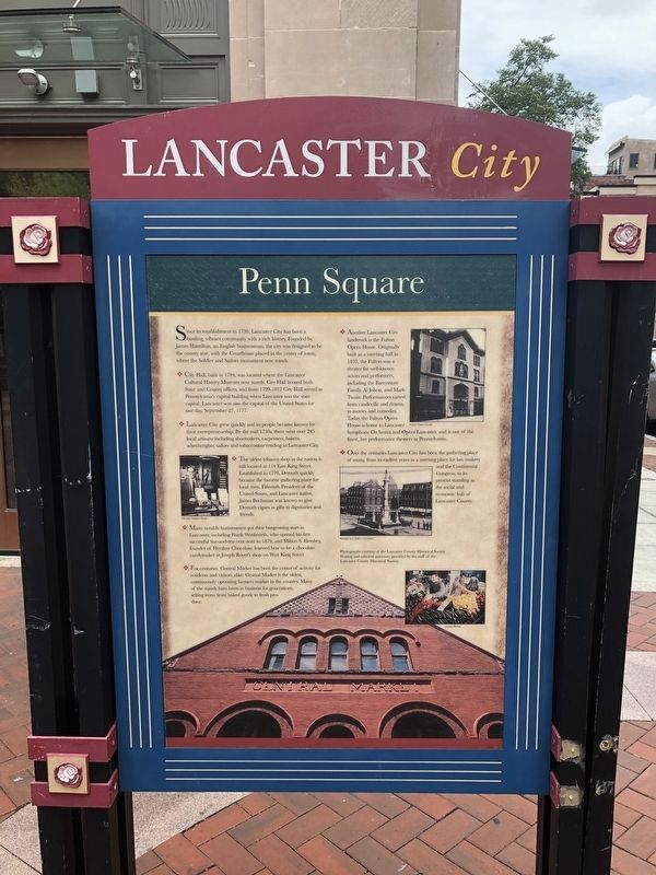 Penn Square Marker image. Click for full size.
