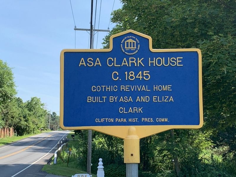 Asa Clark House Marker image. Click for full size.