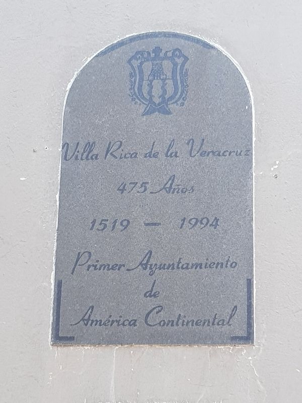 Founding of Villa Rica de la Veracruz Marker image. Click for full size.