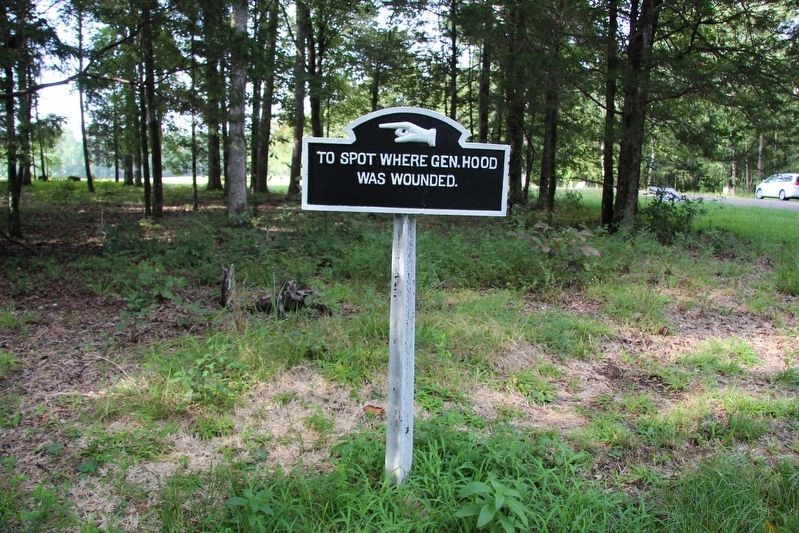The Wounding of Hood Site Marker image. Click for full size.