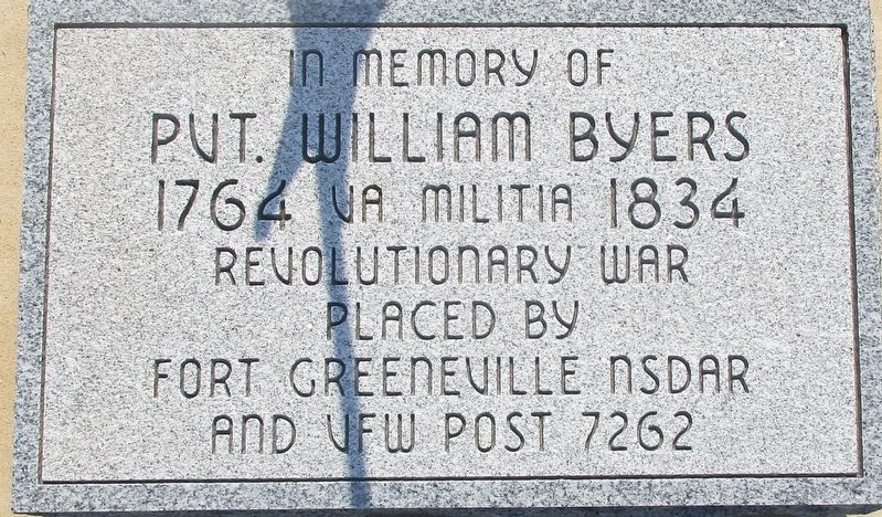 William Byers Marker image. Click for full size.