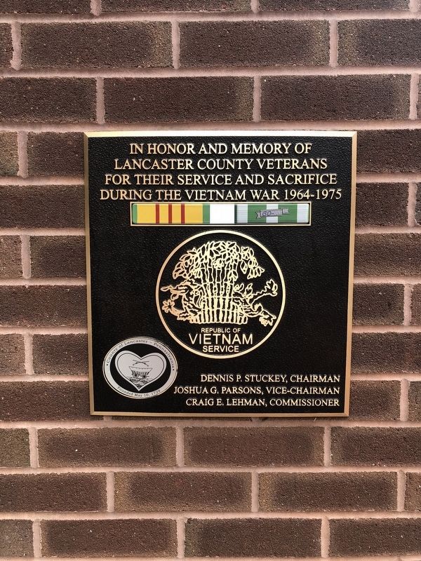 Lancaster County Vietnam War Veterans Memorial image. Click for full size.