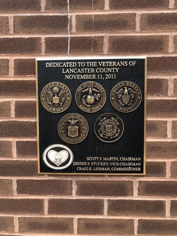 Lancaster County Veterans Memorial image. Click for full size.