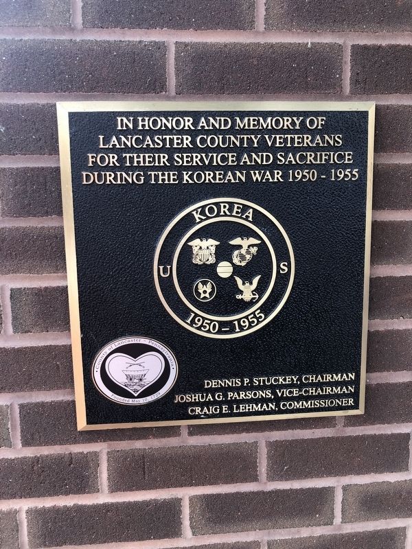 Lancaster County Korean War Veterans Memorial image. Click for full size.