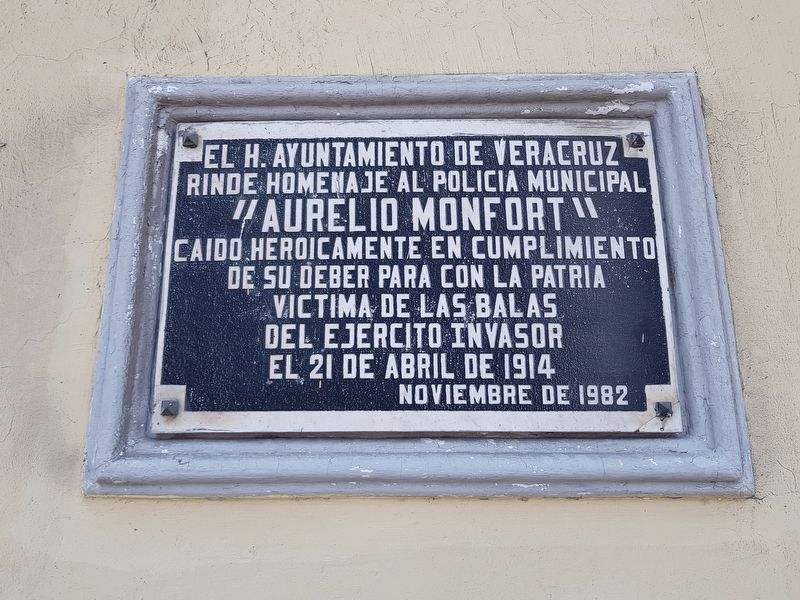 Death of Aurelio Monfort Marker image. Click for full size.