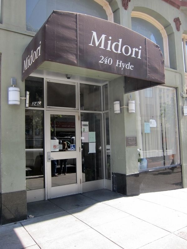 Midori Hotel Marker - wide view image. Click for full size.