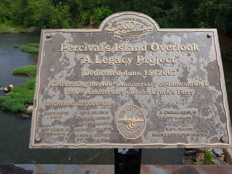 Percival's Island Overlook Marker. Click for full size. Percival's Island Overlook Marker image. Click for full size.