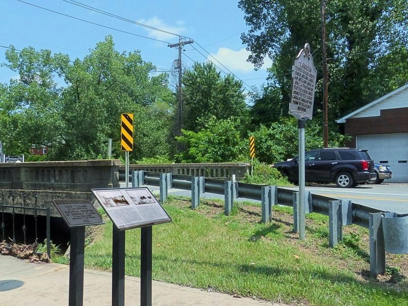 “Carrollton” and Buckeystown Markers. Click for full size. “Carrollton” and Buckeystown Markers image. Click for full size.