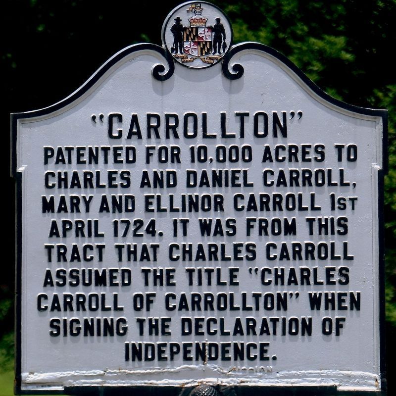 Restored “Carrollton” Marker. Click for full size. Restored “Carrollton” Marker image. Click for full size.