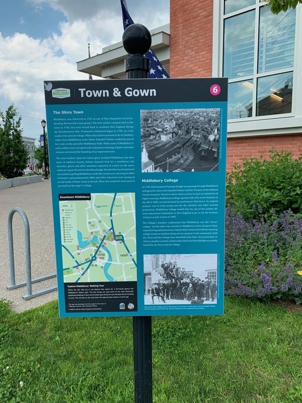 Town and Gown Marker. Click for full size. Town and Gown Marker image. Click for full size.