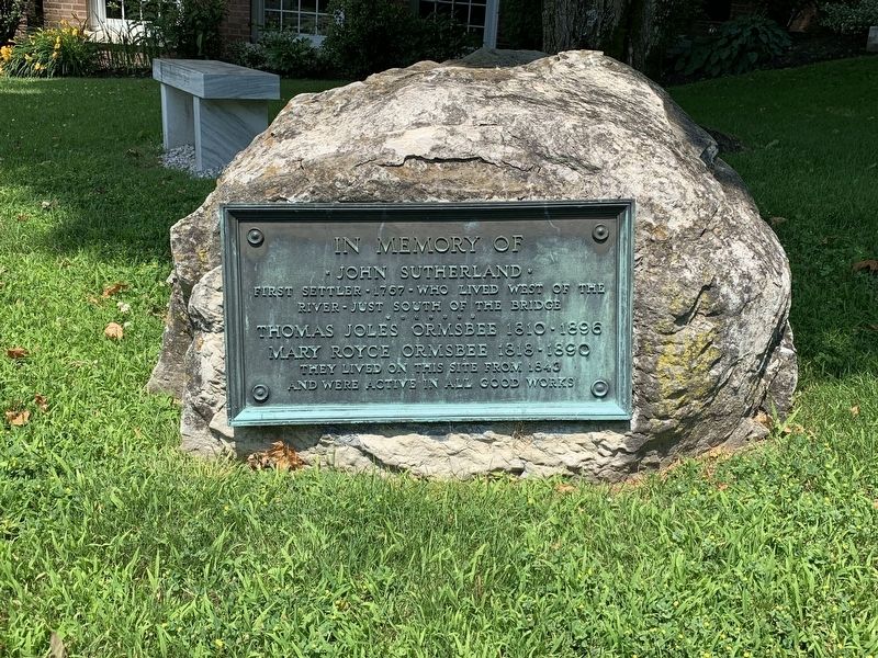 John Sunderland Marker. Click for full size. John Sunderland Marker image. Click for full size.