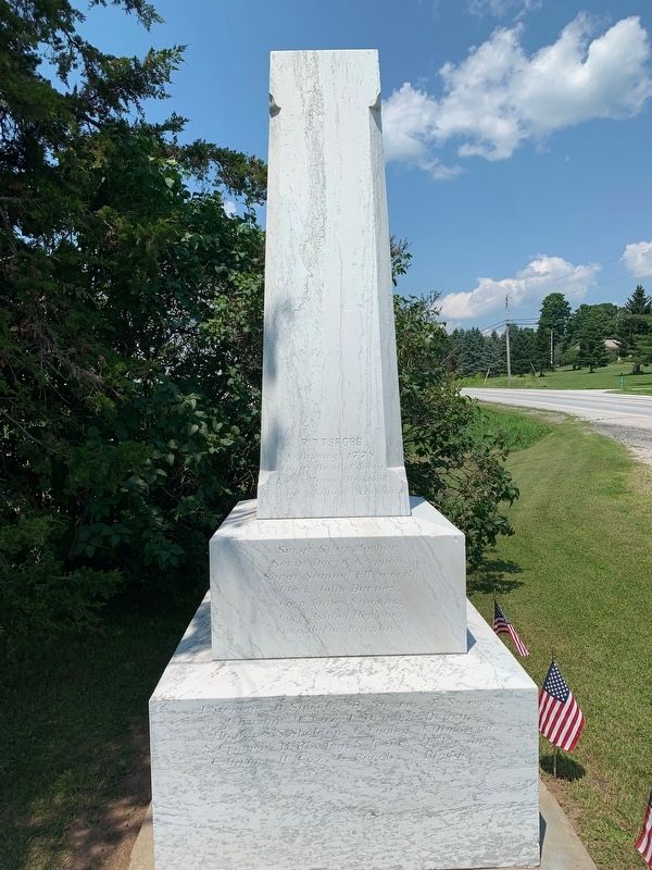 South Side of Fort Vengeance Marker. Click for full size. South Side of Fort Vengeance Marker image. Click for full size.