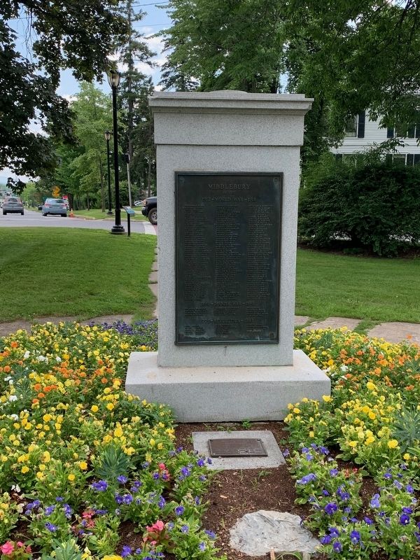 Middlebury War Memorial image. Click for full size.