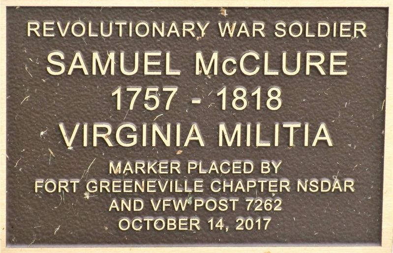 Samuel McClure Marker. Click for full size. Samuel McClure Marker image. Click for full size.