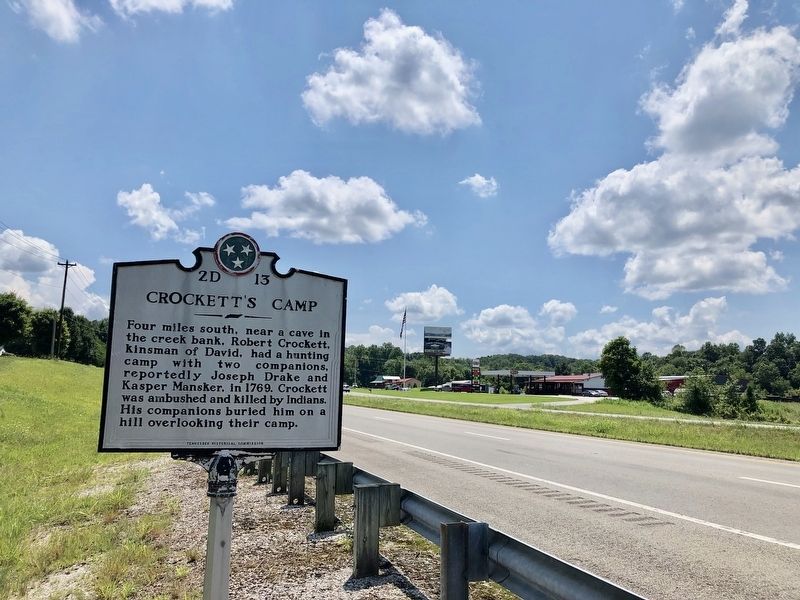 View south from Crockett's Camp Marker image. Click for full size.