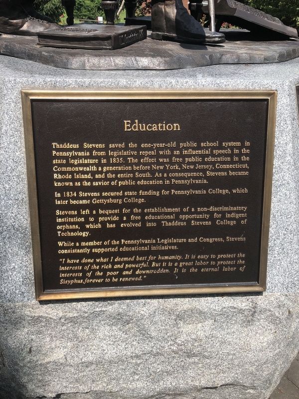 Thaddeus Stevens Marker image. Click for full size.