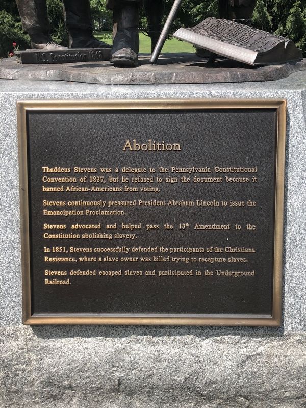 Thaddeus Stevens Marker image. Click for full size.