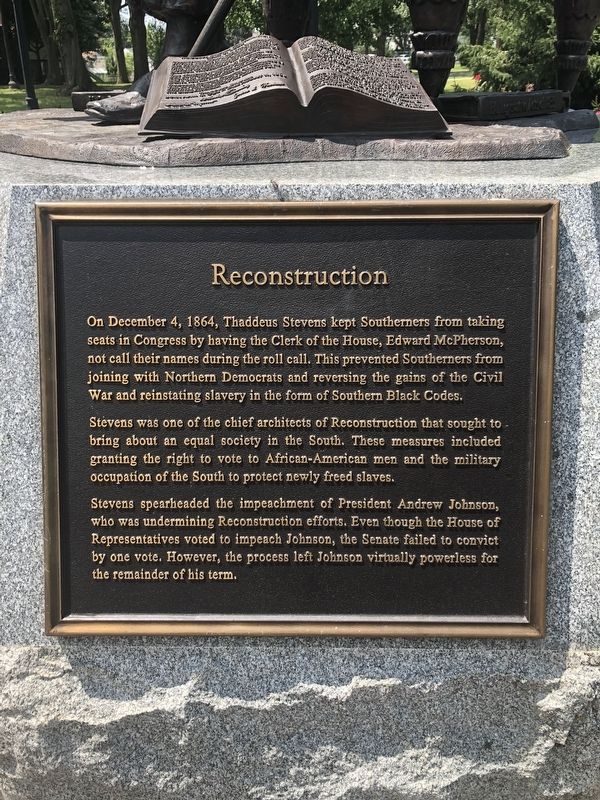 Thaddeus Stevens Marker image. Click for full size.