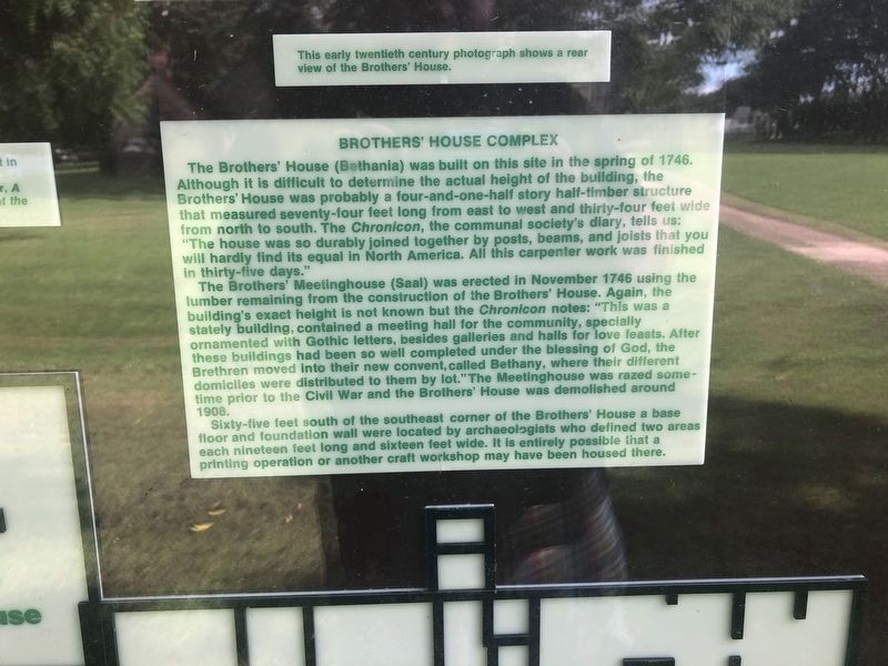 Brothers' House Complex Marker image. Click for full size.