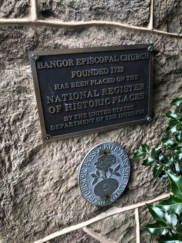 Bangor Episcopal Church Marker image. Click for full size.