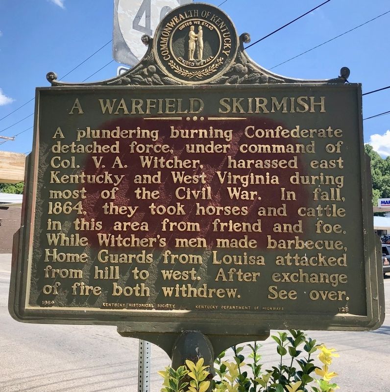 Warfield / A Warfield Skirmish Marker image. Click for full size.