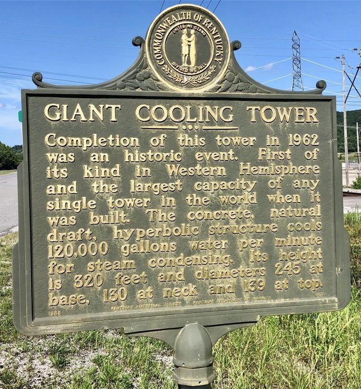 Giant Cooling Tower Marker image. Click for full size.