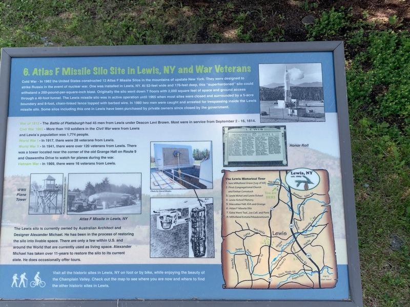 Atlas F Missle Silo and Veterans Marker. Click for full size. Atlas F Missle Silo and Veterans Marker image. Click for full size.