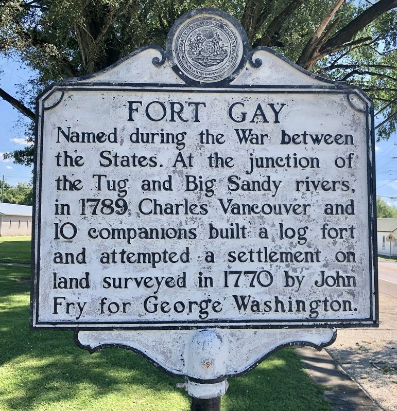 Fort Gay Marker image. Click for full size.