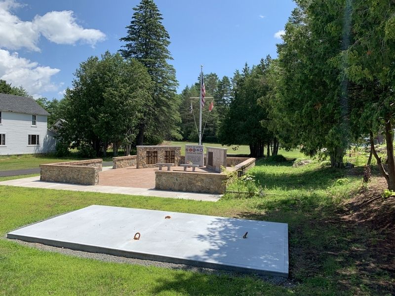 Lewis War Veterans Marker. Click for full size. Lewis War Veterans Marker image. Click for full size.