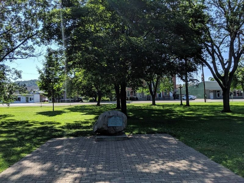 To Mark the First Clearing in Steuben County Marker image. Click for full size.