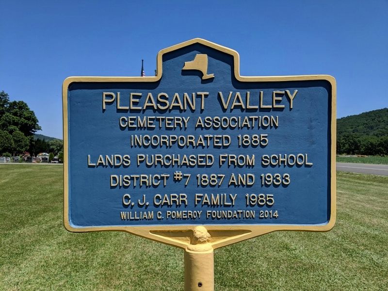 Pleasant Valley Marker image. Click for full size.