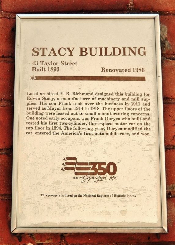 Stacy Building Marker image. Click for full size.