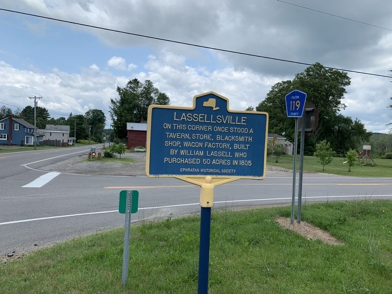 Lassellsville Marker. Click for full size. Lassellsville Marker image. Click for full size.