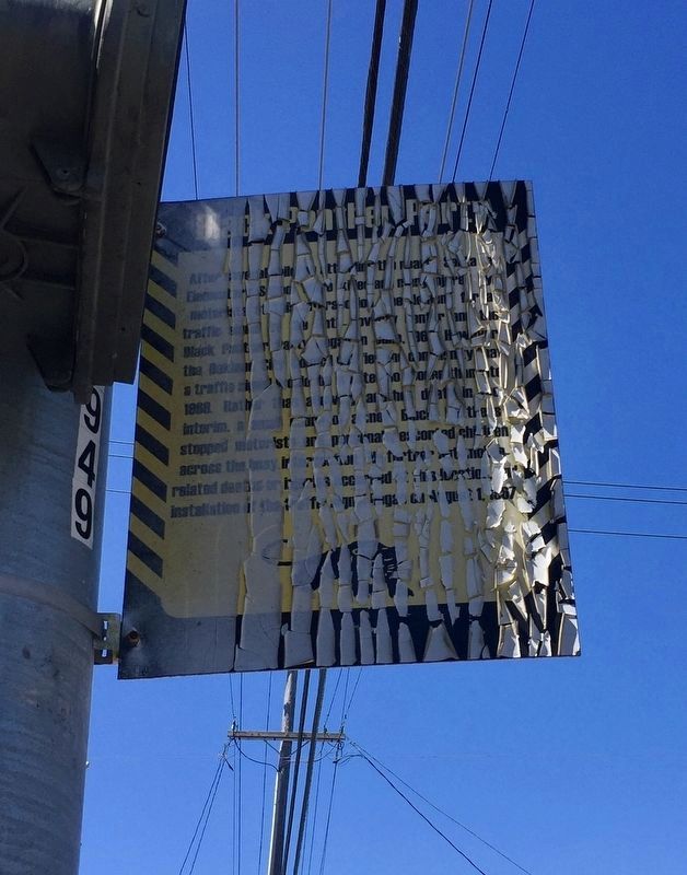 Black Panther Party Stoplight Marker, Side 2 (older version). Click for full size. Black Panther Party Stoplight Marker, Side 2 (older version) image. Click for full size.