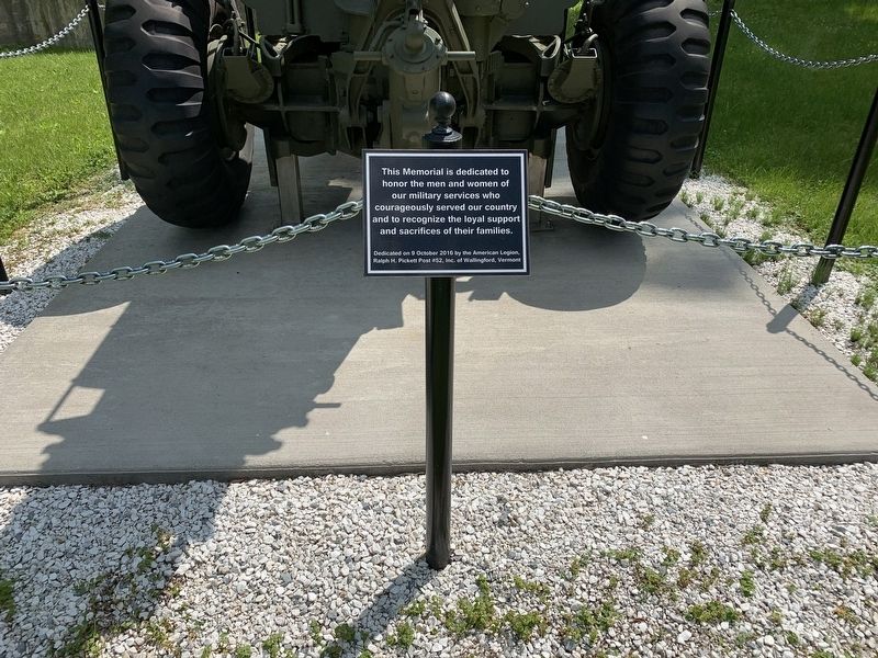 Ralph H. Pickett Veterans Memorial Park Marker. Click for full size. Ralph H. Pickett Veterans Memorial Park Marker image. Click for full size.