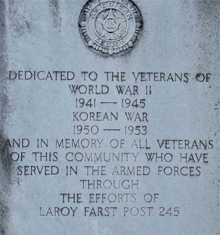 Greenmound Veterans Monument #2 Marker image. Click for full size.