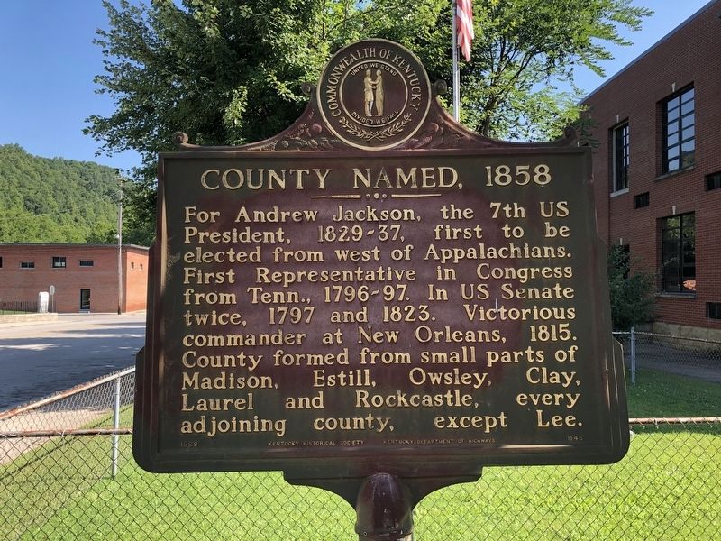 County Named, 1858 Marker image. Click for full size.