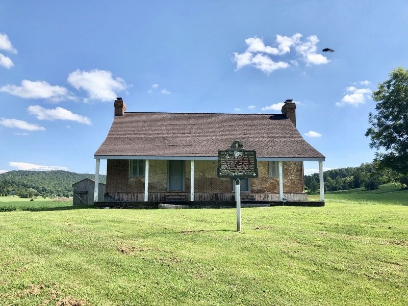 The West-Metcalfe House & Marker. image. Click for full size.