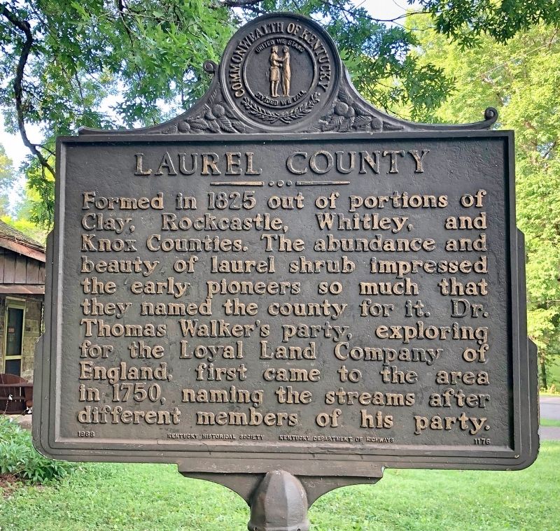 Laurel County Marker image. Click for full size.